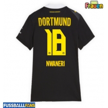 Borussia Dortmund Ethan Nwaneri #18 Auswärtstrikot Frauen 2026-27 Kurzarm